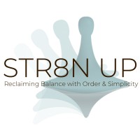 STR8N UP Professional Organizing Services Logo