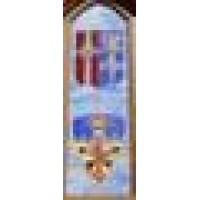 Mountain Home Stained Glass Logo