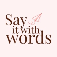 Say it with words Logo