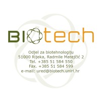 Department of biotechnology Rijeka Logo