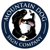 Mountain Dog Sign Company Logo