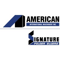 American International Machinery, Inc. / Signature Folder Gluers Logo