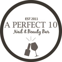 A Perfect 10 Nail & Beauty Bar Logo