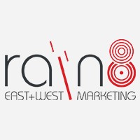 Rain8 Group: East+West Marketing Logo