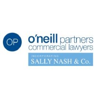ONeill Partners Commercial Lawyers incorporating with Sally Nash & Co. Logo