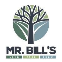 Mr Bills Land Tree Snow Logo