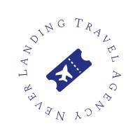 Never Landing Travel Agency Logo