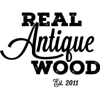 Real Antique Wood Logo