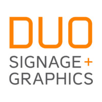 DUO│Signage + Graphics Logo