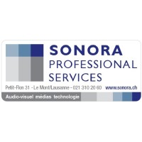 Sonora SA - Produits audio-visuels professionnels et grand public Logo