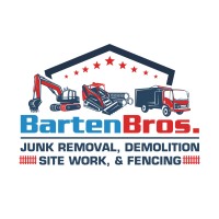 Barten Bros. Junk Removal, Demolition, Site Work, & Fencing Logo