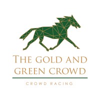 Gold and Green Crowd ( Crowd Racing ) Logo