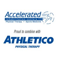 Accelerated Rehabilitation Centers combined with Athletico Physical Therapy Logo