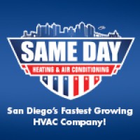 Same Day Heating & Air Conditioning Logo