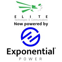 Elite Technologies & Communications - Now Powered by Exponential Power Logo