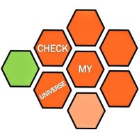 Check My Universe® LLC Technology with Purpose and Impact Logo