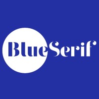 Blue Serif Logo