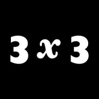 3x3, the Magazine of Contemporary Illustration Logo
