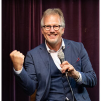 Pieter Monsma. Spreker. Logo