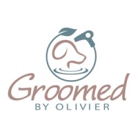 Groomed by Olivier Dog Grooming Logo