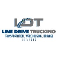 Line Drive Trucking Logo