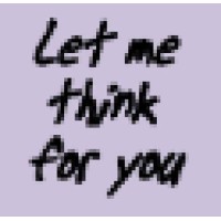 Let me think for you Logo