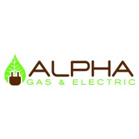 Alpha Gas and Electric Logo