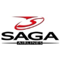 SAGA AIRLINES Logo