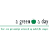 A green Apple a day Logo