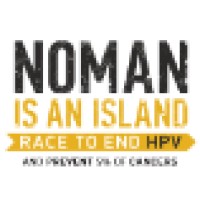 NOMAN is an Island: Race to End HPV Logo