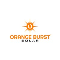 Orange Burst Solar Logo