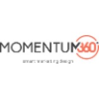 MOMENTUM360 smart marketing design Logo