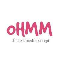 OHMM Different Media Concept Logo