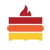 Dumpster Fire Candle Logo