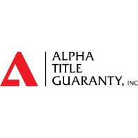 ALPHA TITLE GUARANTY, INC. Logo