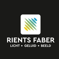 Rients Faber Licht geluid en beeld Logo