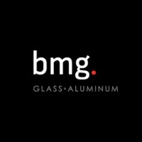 bmg. Glass + Aluminum Logo