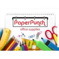 Paperpunch Office Supplies Logo