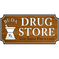 Buda Drug Store & Soda Fountain Logo