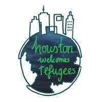 houston welcomes refugees Logo