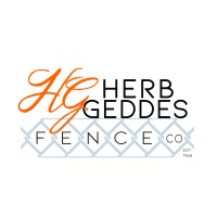 Herb Geddes Fence Co Logo