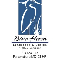 Blue Heron Landscape and Design Logo