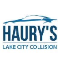 Haurys Lake City Collision Logo