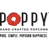 Poppy Handcrafted Popcorn Logo