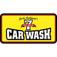 7 Flags Car Wash Logo