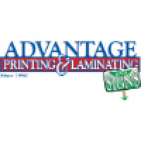 ADVANTAGE PRINTING LAMINATING & SIGNS Logo