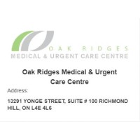 Oak Ridges Medical and Urgent Care Centre Logo