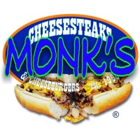 Monks Cheesesteaks & Cheeseburger Logo