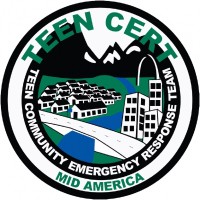 MID AMERICA TEEN COMMUNITY EMERGENCY RESPONSE TEAM TEEN CERT Logo
