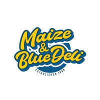 Maize and Blue Delicatessen Logo